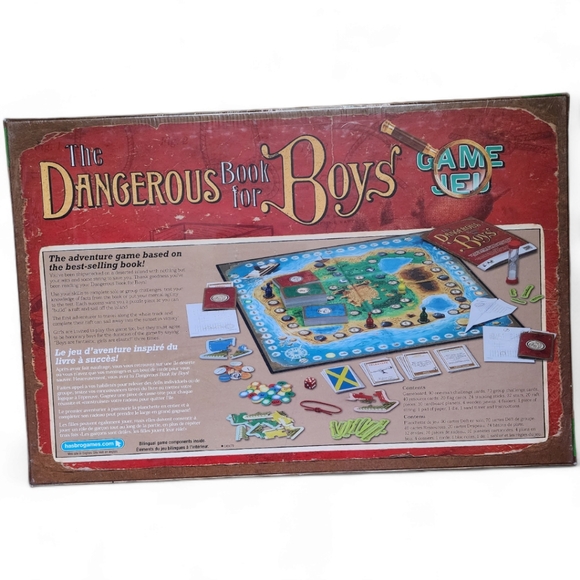 The Dangerous Book For Boys Board Game by Parker Brothers New - Picture 2 of 2